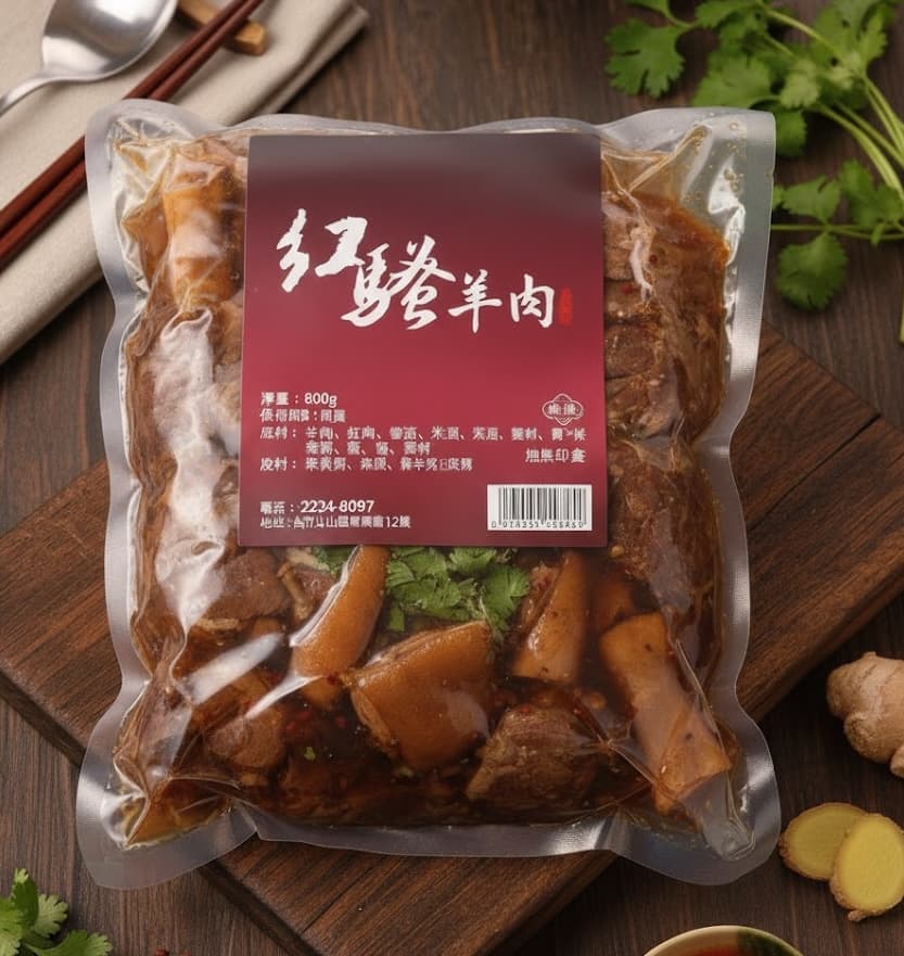 紅騷羊肉湯真空包裝